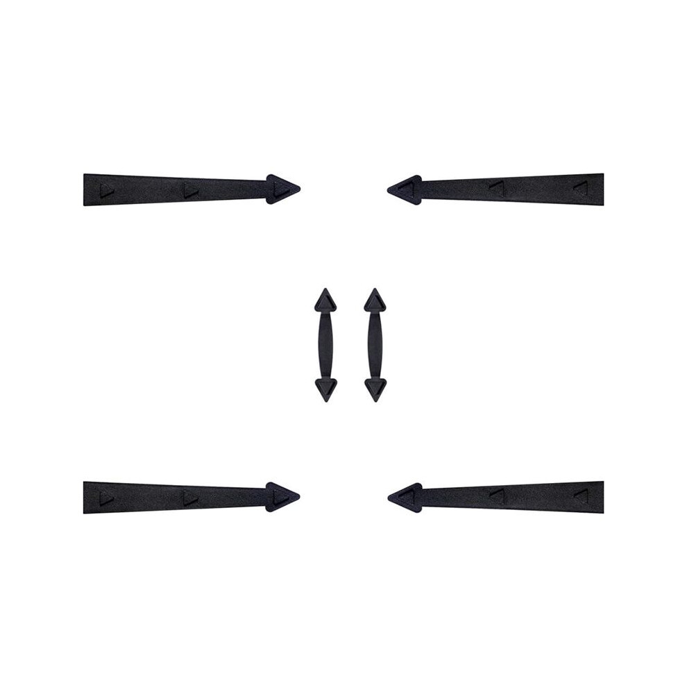 6Pcs Magnetic Decorative Garage Door Hardware Kit With Faux Hinges And Handles 6031679584083