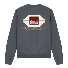 (XXL, Charcoal) Star Trek Unisex Adult Cochrane Library Sweatshirt