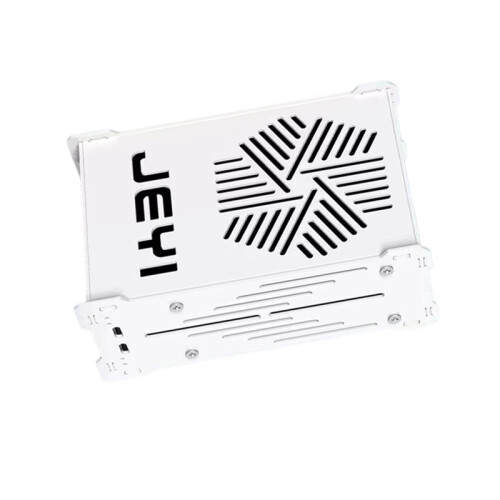 JEYI Gabinete de 2 Baias para Discos Rígidos  de 3,5 Polegadas com 4 Portas  Type-C de 5 Gbps e Fonte de Alimentação PD100W para HDDs de 3,5