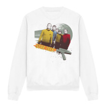 (XL, White) Star Trek Unisex Adult Strange New Worlds Sweatshirt