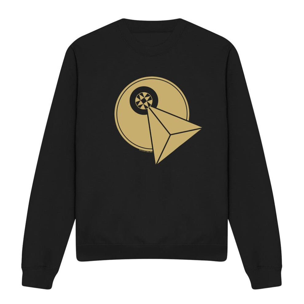 Star Trek (Xl, ) Unisex Adult Vulcan Logo Sweatshirt Black