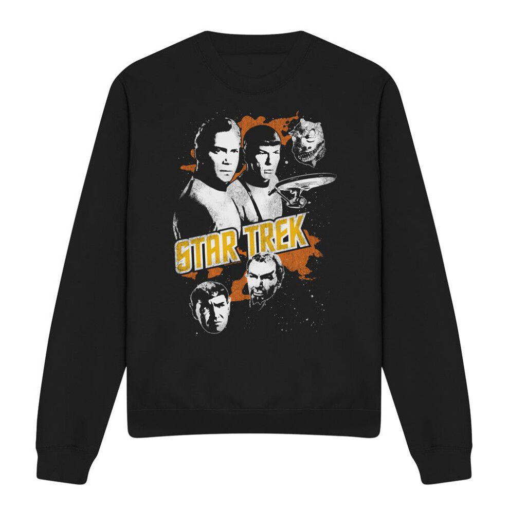 Star Trek (Xxl, Black) Unisex Adult Good Vs Evil Graphic Sweatshirt