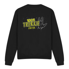 (S, Black) Star Trek Unisex Adult Trekkie Sweatshirt