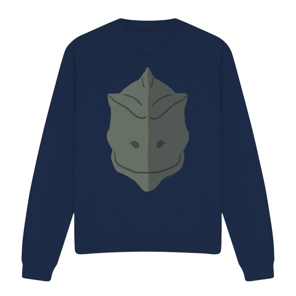 Star Trek (M, Navy) Unisex Adult The Gorn Sweatshirt Blue,Multicoloured