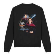 (XL, Black) Star Trek Unisex Adult Janeway Sweatshirt