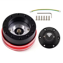 Car Modification Accessory 70mm Steering Wheel Quick Release Hub+ 6-Hole Quick Release for Racing Game Simulators