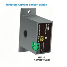 Interruttore di Corrente Miniaturizzato M3010, Normalmente Aperto, con Sensore di Corrente e Relè di Monitoraggio, Rilevabile da 0,05 A 10 A