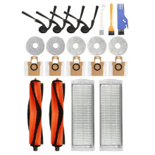 21 Sztuk do Odkurzacza Robotowego do S40 Pro Części Zamienne Główna Szczotka Boczna Filtr Hepa Mop Ściereczka Akcesoria Odkurzacza Robota