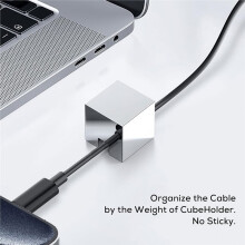 Desktop Cord Cable Organizer, 304 Stainless Steel Cable Clips,Data Cable Holder for Home