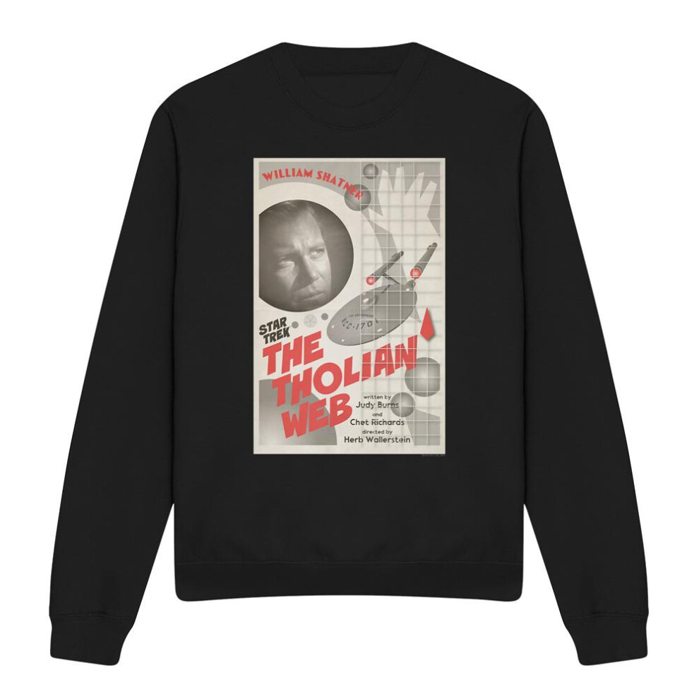 Star Trek (S, ) Unisex Adult The Original Series Episode 64 Sweatshirt Black