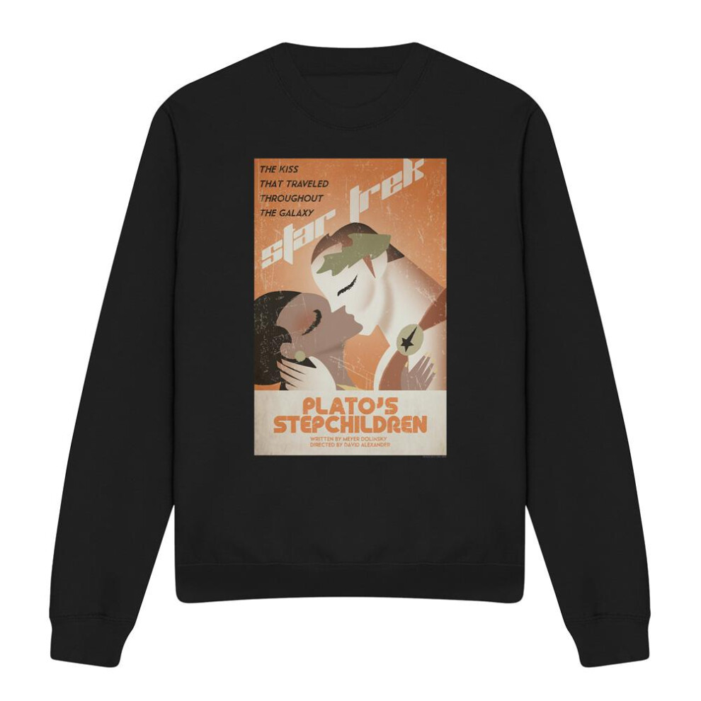 Star Trek (S, ) Unisex Adult The Original Series Episode 65 Sweatshirt Black