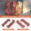 1 Pair Natural Solid Wood Handle Patch for Bk2 Knife Handle Modification Parts with Screw Handle Grips DIY Accessories,B 3