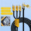 Cable de datos mecánico de 120 W de 2 a 3, compatible con Android, Apple y Huawei. Cable de carga rápida 3 en 1._M 4