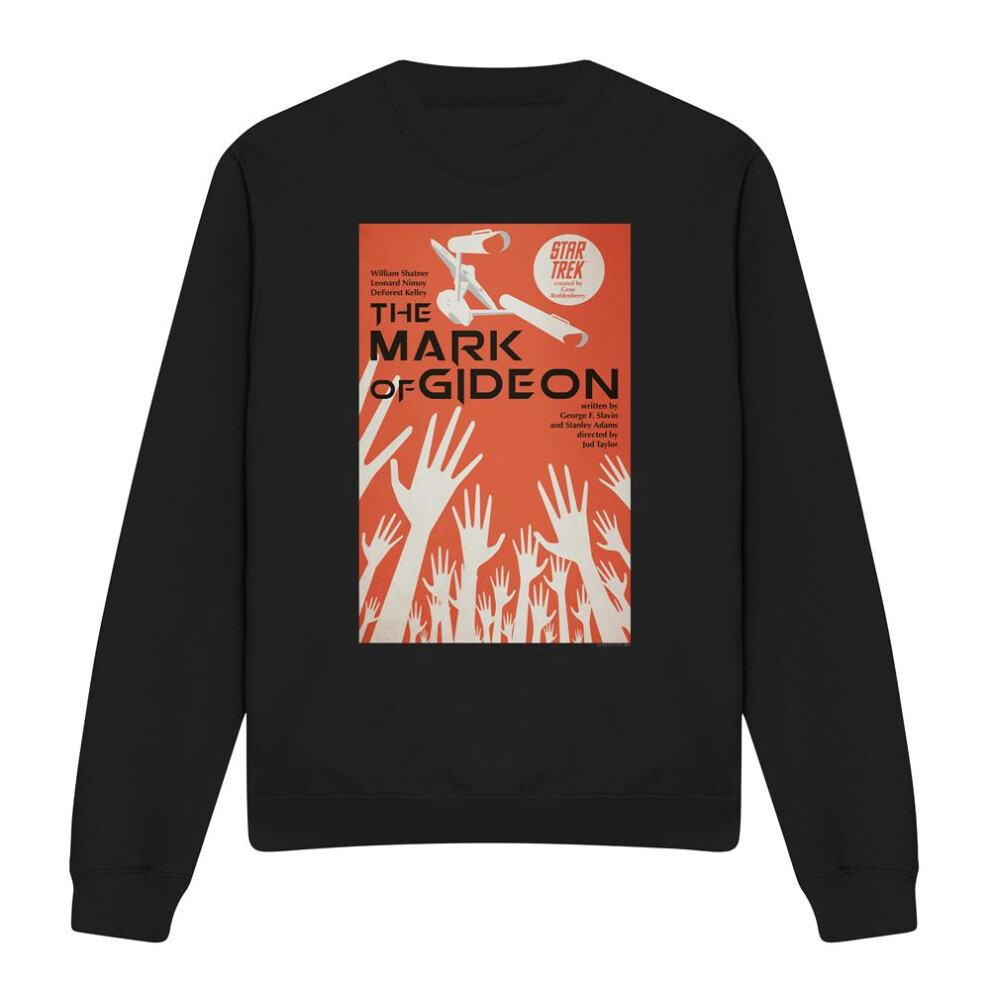 Star Trek (M, ) Unisex Adult The Original Series Episode 71 Sweatshirt Black