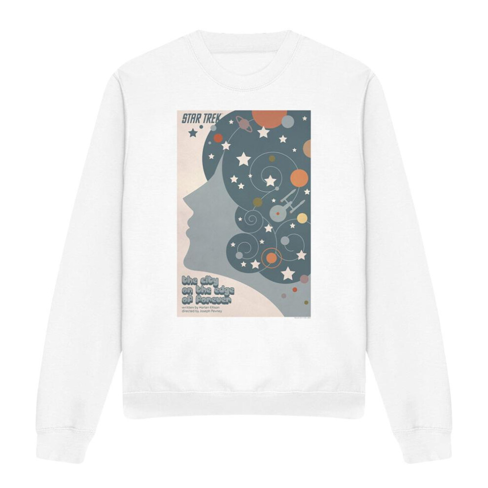 Star Trek (Xxl, ) Unisex Adult The Original Series Episode 28 Sweatshirt White