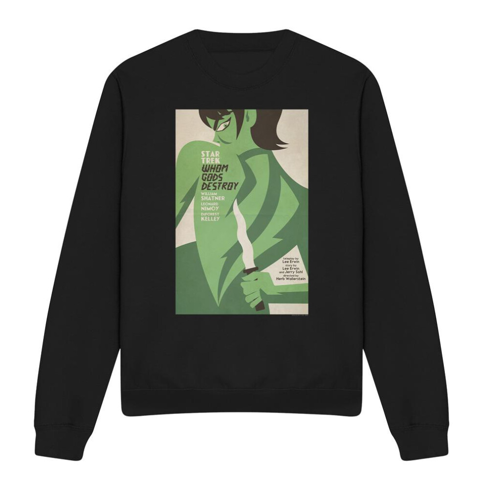 Star Trek (M, ) Unisex Adult The Original Series Episode 69 Sweatshirt Black