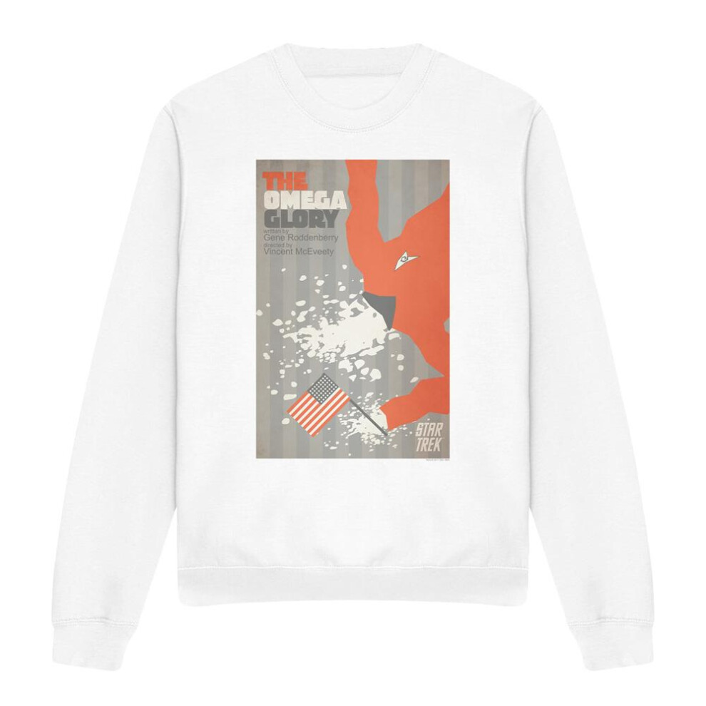 Star Trek (Xxl, ) Unisex Adult The Original Series Episode 52 Sweatshirt White