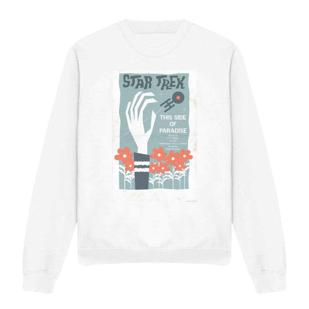 Star Trek (Xxl, ) Unisex Adult The Original Series Episode 24 Sweatshirt White
