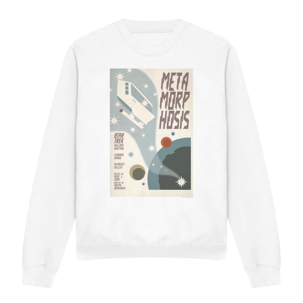 Star Trek (Xxl, ) Unisex Adult The Original Series Episode 38 Sweatshirt White