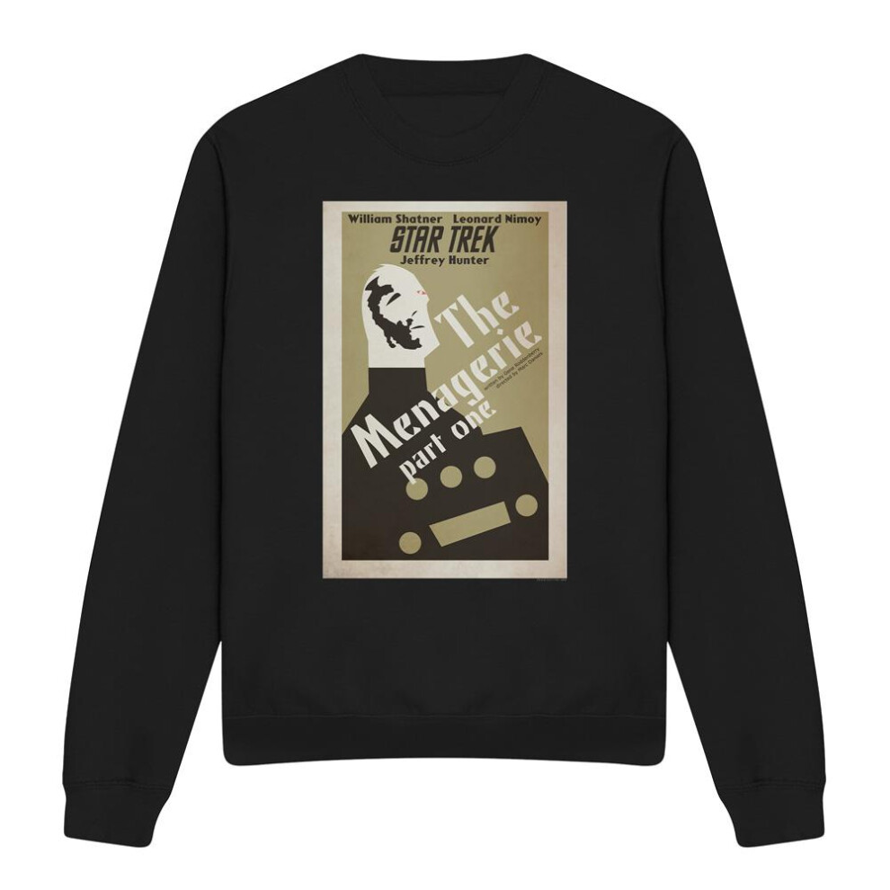 Star Trek (Xxl, ) Unisex Adult The Original Series Episode 11 Sweatshirt Black