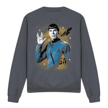 (M, Charcoal) Star Trek Unisex Adult Prosper Space Sweatshirt
