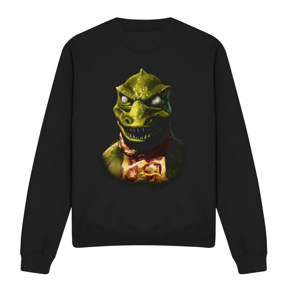 Star Trek (L, ) Unisex Adult Gorn Bust Sweatshirt Black