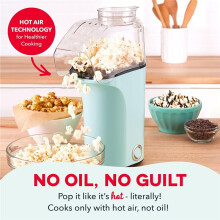 Fresh Popcorn Maker , Air Popcorn Popper Oil-Free with Measuring Cup& User Manual - Perfect for Movie Nights EU