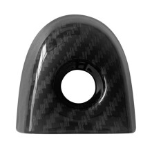 Car Door Lock Cover with Key Hole for Juke & Micra Drivers 806441KK0D Car Accessories Carbon Fiber