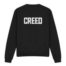 (M, Black) Creed Unisex Adult Cracked Logo Sweatshirt