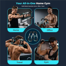 Unisex Arm Twist Trainer, Chest Exercise Equipment Home Fitness Strength Trainer with Non-Slip Handle and Carrying Case