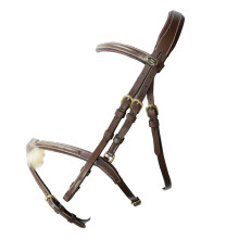 (Cob, Havana) Whitaker Vienna Sheepskin Horse Bridle With Reins
