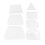 7 Pcs Dough Cake Scraper,Plastic Icing Scraper Cake Smoother,Dough & Bench Scraper for Baking,Bread Scraper Tools 1