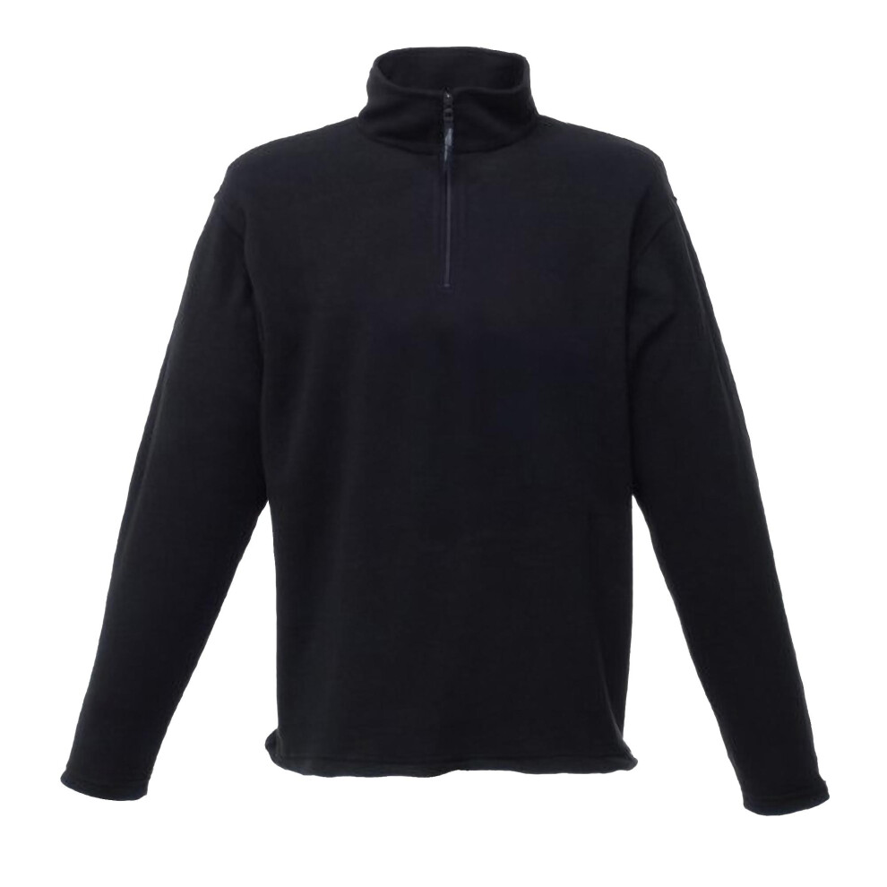 Regatta (M, Black) Mens Micro Zip Neck Fleece Top (170 Gsm)