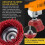 4" Coarse Grit Nylon Bristle Cup Brush - Compatible, Ideal for Prep and Rust Removal 5