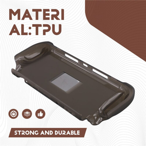 For  2 Protective Case Standable Cover TPU Soft Shell for   2 Game Console Case,Transparent-Black 2
