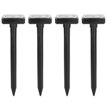 Outdoor Garden Solar Power Mole Repeller Wave Mouse Repellent With Solar Panel Outdoor Garden Solar Repeller