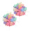 60Pcs Random Color Plastic+Metal Flower  Wire Loop DIY Needle Threader Stitch Insertion Hand Machine Sewing Tool 1
