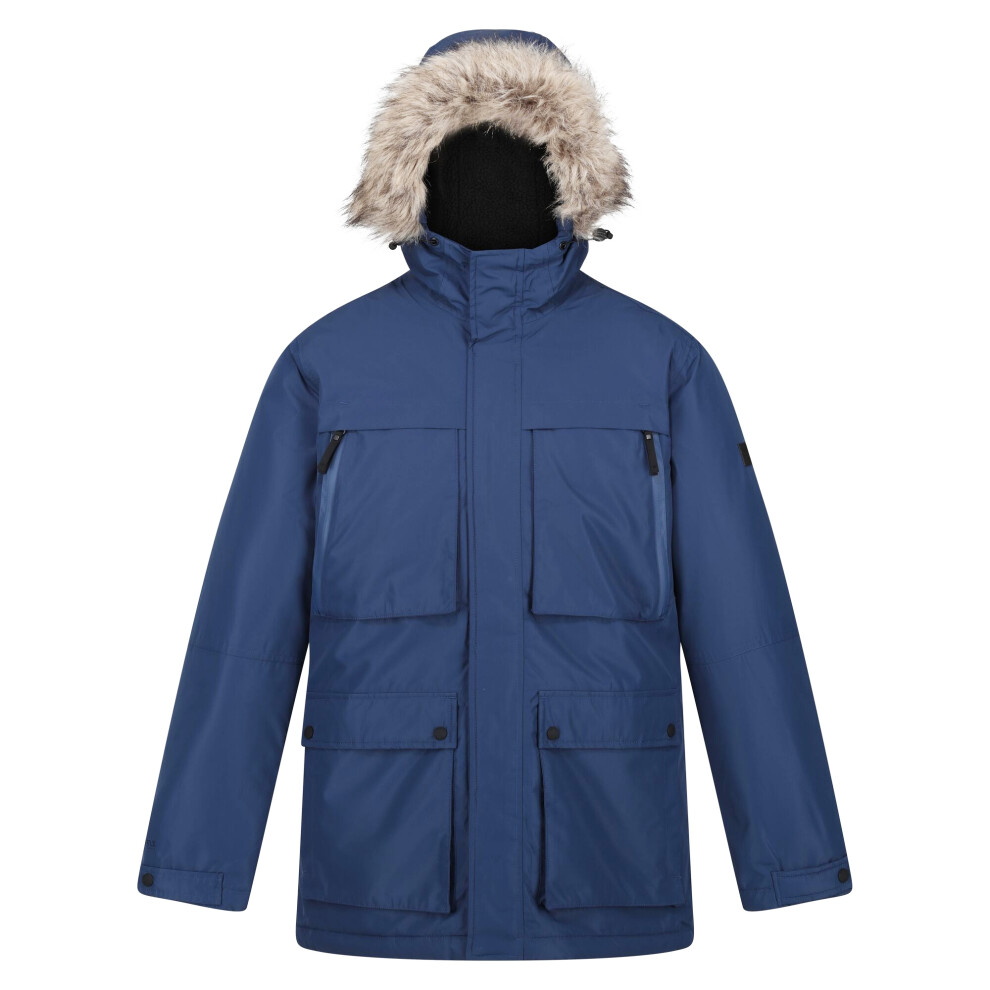 Regatta (Xl, Admiral Blue) Mens Volter Waterproof Insulated Parka