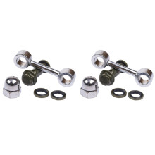 2X Motorcycle Hydraulic Brake Oil Hose Connector Modification Extension Tubing for