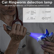 20X Wood'S Lamp Portable,UV Black Light for Pet Dog/Cat Care,Cat Ringworm Detector, Pet Urine Detector,Rechargeable