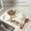 Foldable Diatomaceous Stone Bath Mat, Absorbent, Non-Slip, Quick Drying, Easy to Clean - Ideal for Bathroom and Kitchen 6
