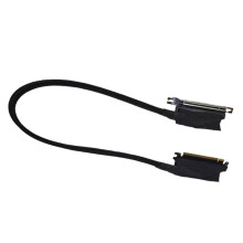 PCIE 5.0 X16 to X16 Card Extension Cables GPU 512G for Chassis Server RTX50 Dual Reverse Bending 30CM