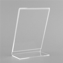20Pcs Office Acrylic Display Leaflet Stands Counter Plastic Message Board Menu COLLEGE Holder for Business Poster