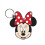 Minnie Mouse Minnie Mouse Head Rubber Keyring 1