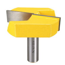 1/2 Inch Shank 2-1/4 Inch Diameter Bottom Cleaning Router Bit Woodworking Milling Cutter(1 Pack)