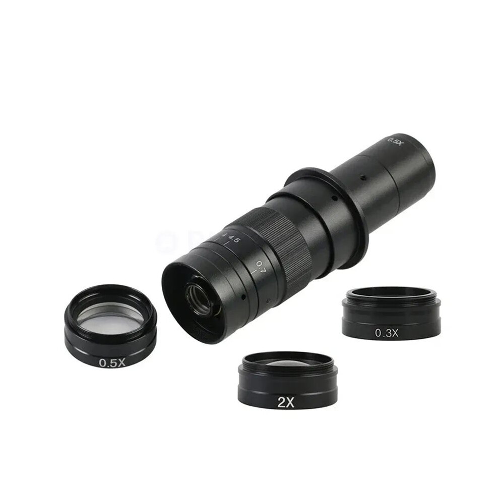 0.3X 0.5X 0.7X 2.0X Auxiliary Barlow Objective Lens M42mm Thread For 120X 180X 200X 300X 500X C-Mount Optical Lens A 6032542232766