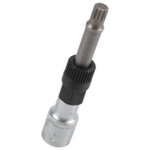 M10 Alternator Pulley Socket Drill Bit with 33 Teeth Tool Alternator Pulley Center-Bolt Remover Socket Wrench