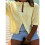 Women'S Short Sleeve Openwork Crochet Button Front Knit Cardigan Yellow M 6