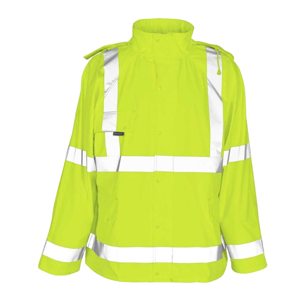 (Xxl, Xxl, Hi Vis Yellow) Mascot Mens Safe Aqua Rain Jacket Blue,Yellow 5063852840151
