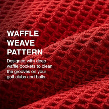 Magnetic Towel Premium Absorbent Fiber Towel with Magnet for Carts or Clubs Golfing Gear Waffle Weave Pattern